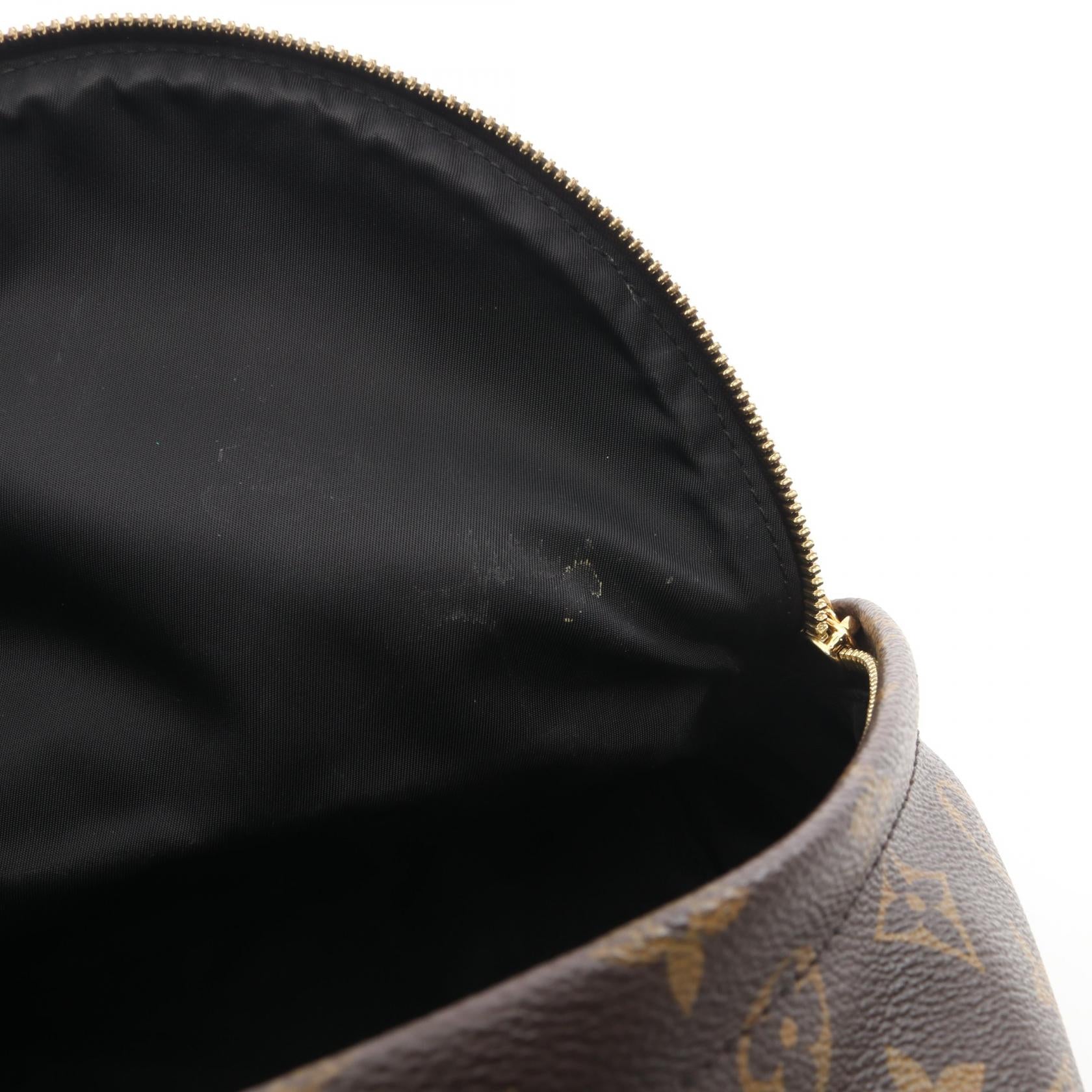 パームスプリングスPM モノグラム バックパック リュックサック PVC レザー ブラウン ブラック ルイヴィトン バッグ LOUIS VUITTON