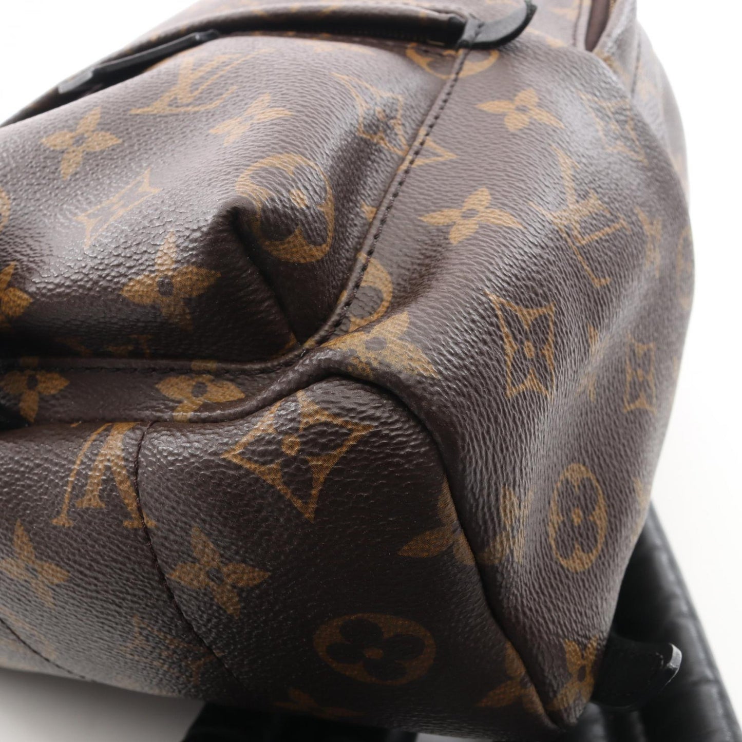 パームスプリングスPM モノグラム バックパック リュックサック PVC レザー ブラウン ブラック ルイヴィトン バッグ LOUIS VUITTON