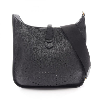 エヴリン 3 トロワ PM ショルダーバッグ トリヨンクレマンス ブラック ゴールド金具 U刻印 エルメス バッグ HERMES