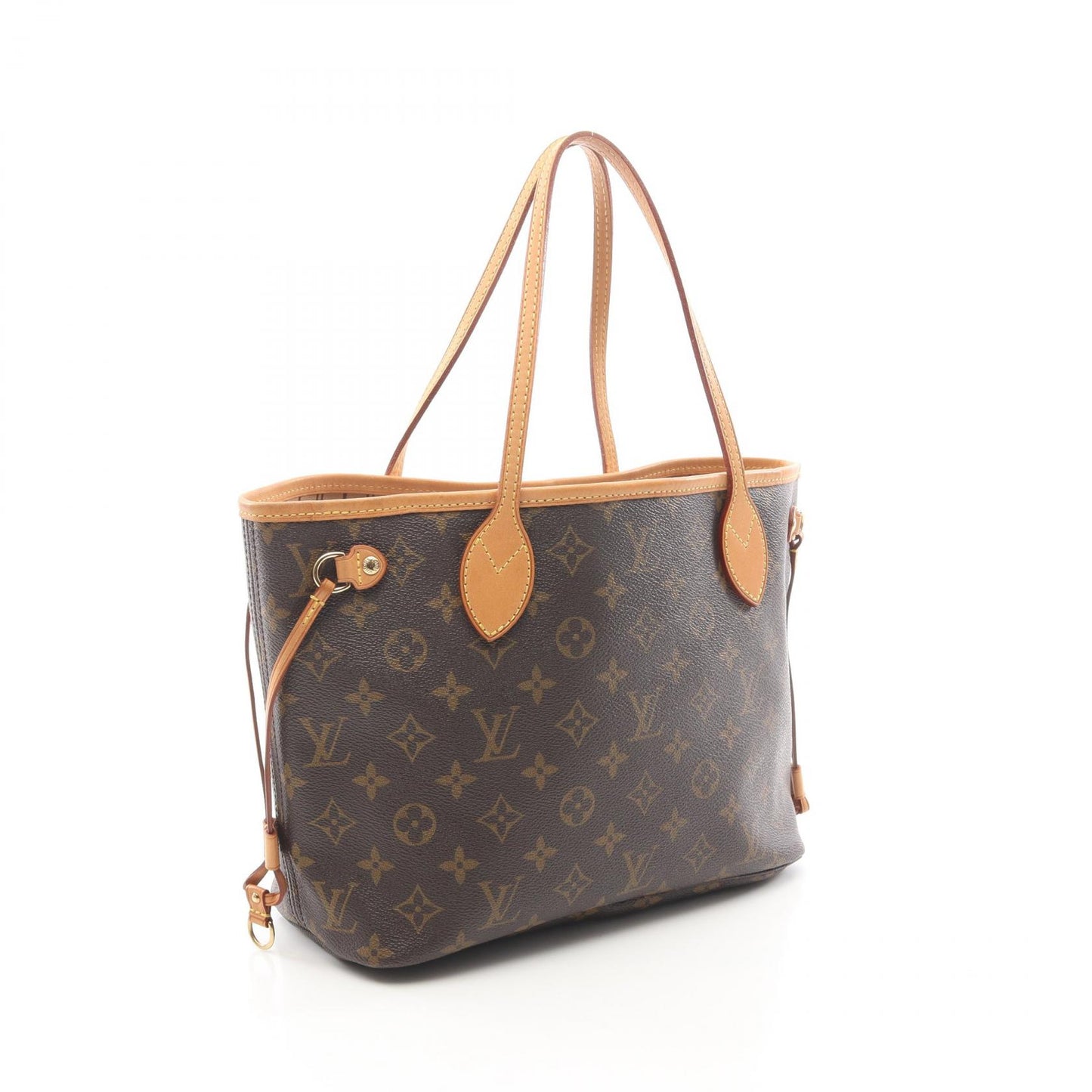 ネヴァーフルPM モノグラム ハンドバッグ トートバッグ PVC レザー ブラウン ルイヴィトン バッグ LOUIS VUITTON