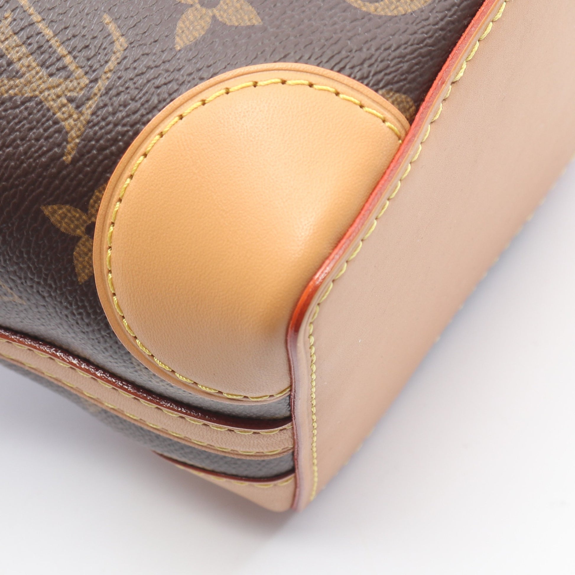 ノエ パース モノグラム ショルダーバッグ PVC レザー ブラウン ルイヴィトン バッグ LOUIS VUITTON