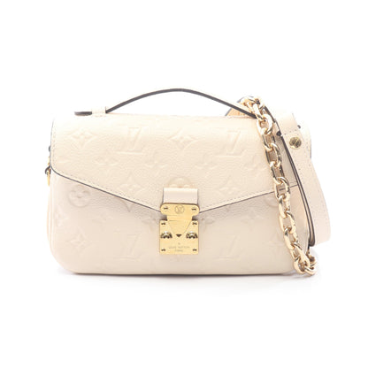 ポシェットメティス EW モノグラムアンプラント クレーム 2WAY ハンドバッグ レザー アイボリー ルイヴィトン バッグ LOUIS VUITTON