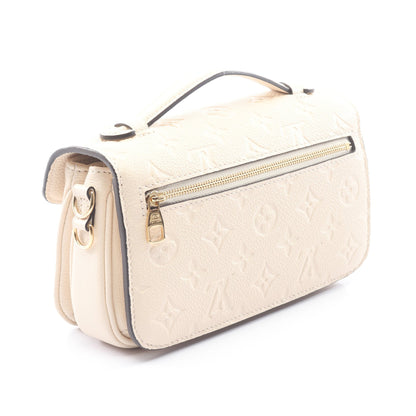 ポシェットメティス EW モノグラムアンプラント クレーム 2WAY ハンドバッグ レザー アイボリー ルイヴィトン バッグ LOUIS VUITTON