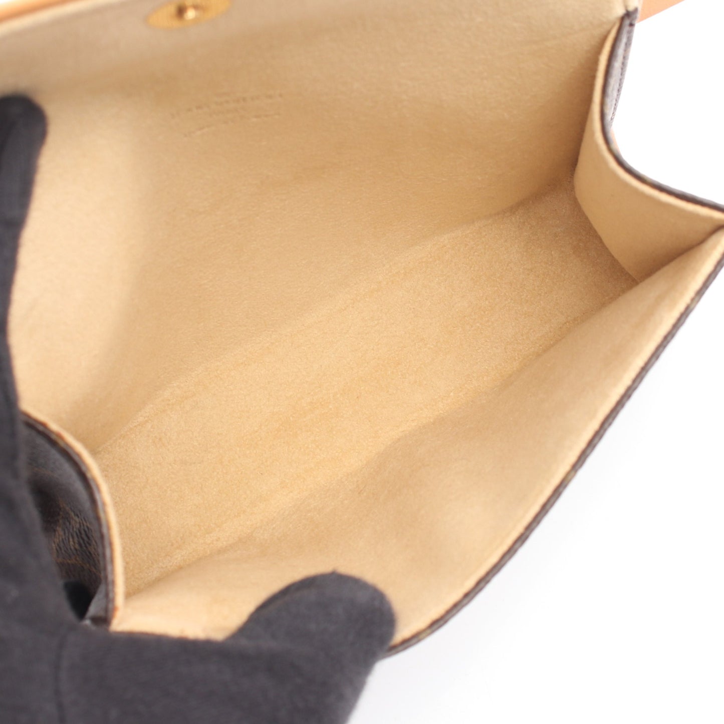ポシェットフロランティーヌ モノグラム ボディバッグ ウエストバッグ PVC レザー ブラウン ルイヴィトン バッグ LOUIS VUITTON