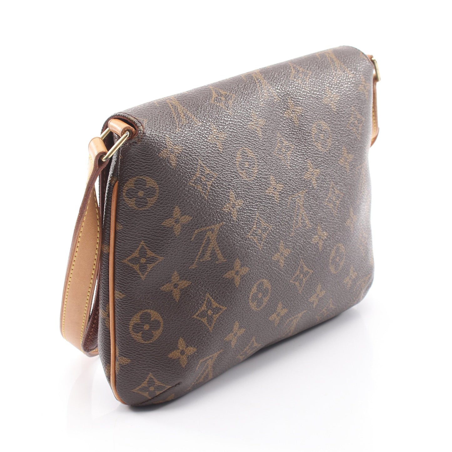 ミュゼットタンゴ ショートストラップ モノグラム ショルダーバッグ PVC レザー ブラウン ルイヴィトン バッグ LOUIS VUITTON