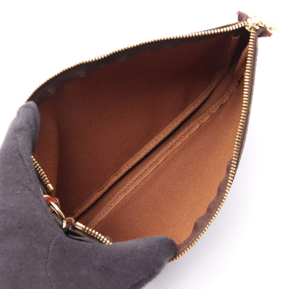 ポシェットアクセソワール モノグラム ハンドバッグ PVC レザー ブラウン ルイヴィトン バッグ LOUIS VUITTON