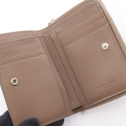 リヴゴーシュ 二つ折り財布 レザー グレーブラウン サンローランパリ