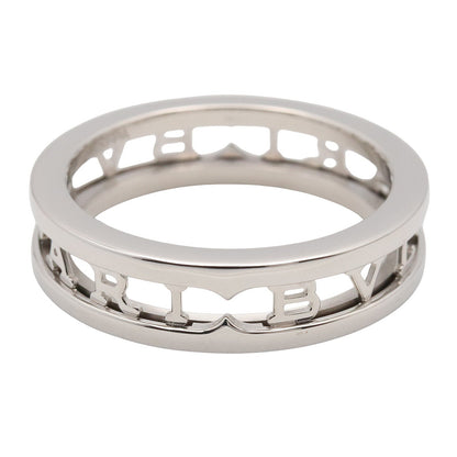 B-zero1 オープンロゴ スパイラル リング リング 指輪 K18WG シルバー ホワイトゴールド ブルガリ アクセサリー BVLGARI
