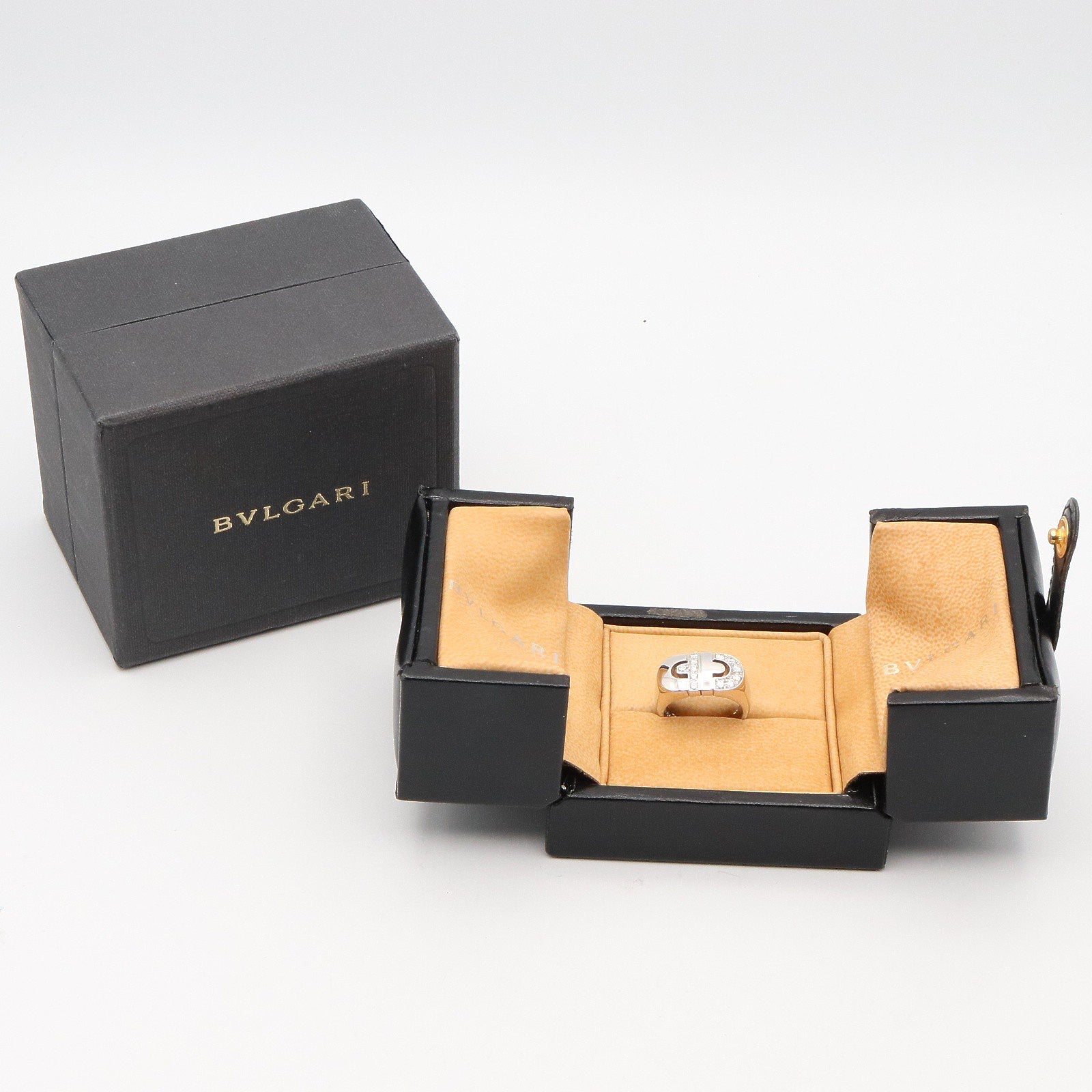 パレンテシ リング ダイヤ リング 指輪 K18WG ダイヤモンド クリア ホワイトゴールド ブルガリ アクセサリー BVLGARI