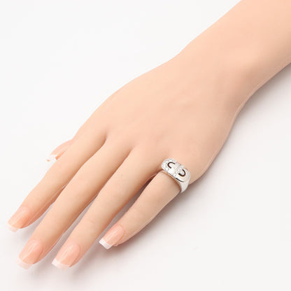 パレンテシ リング ダイヤ リング 指輪 K18WG ダイヤモンド クリア ホワイトゴールド ブルガリ アクセサリー BVLGARI