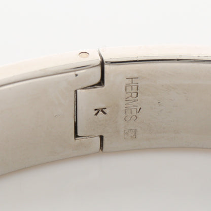 クリッククラックPM バングル エナメル シルバー オレンジ エルメス アクセサリー HERMES