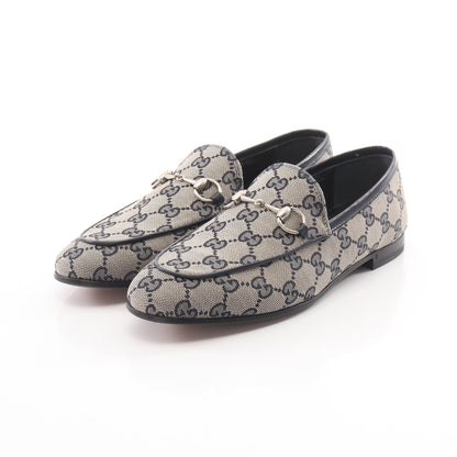 ホースビット GGキャンバス ローファー キャンバス レザー ベージュ ネイビー グッチ シューズ GUCCI
