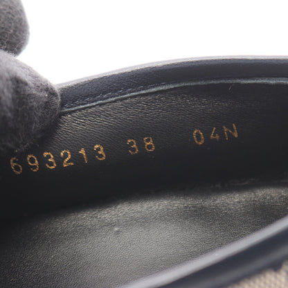ホースビット GGキャンバス ローファー キャンバス レザー ベージュ ネイビー グッチ シューズ GUCCI