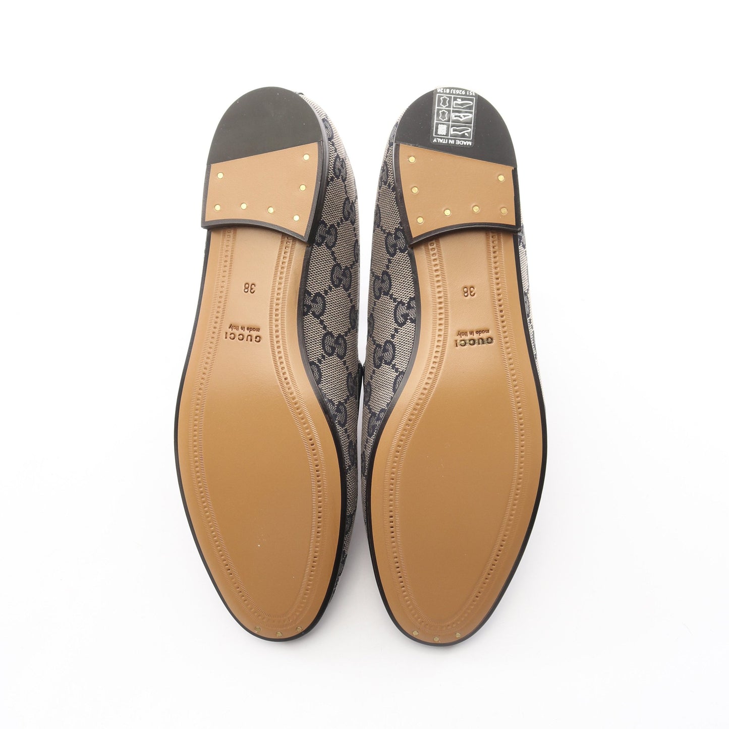 ホースビット GGキャンバス ローファー キャンバス レザー ベージュ ネイビー グッチ シューズ GUCCI