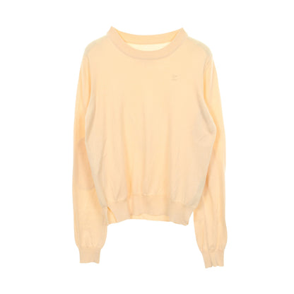 エルボーパッチ ニット コットン アイボリー メゾンマルジェラ トップス Maison Margiela