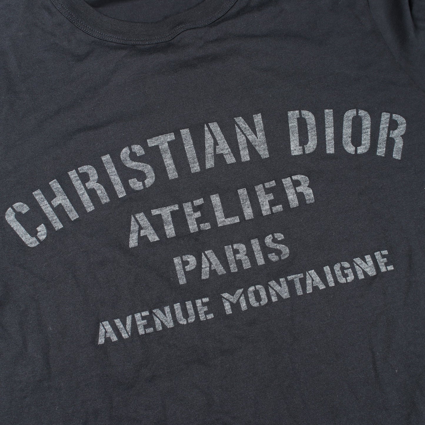 ATELIER アトリエ 長袖Tシャツ コットン ネイビー ディオール トップス DIOR