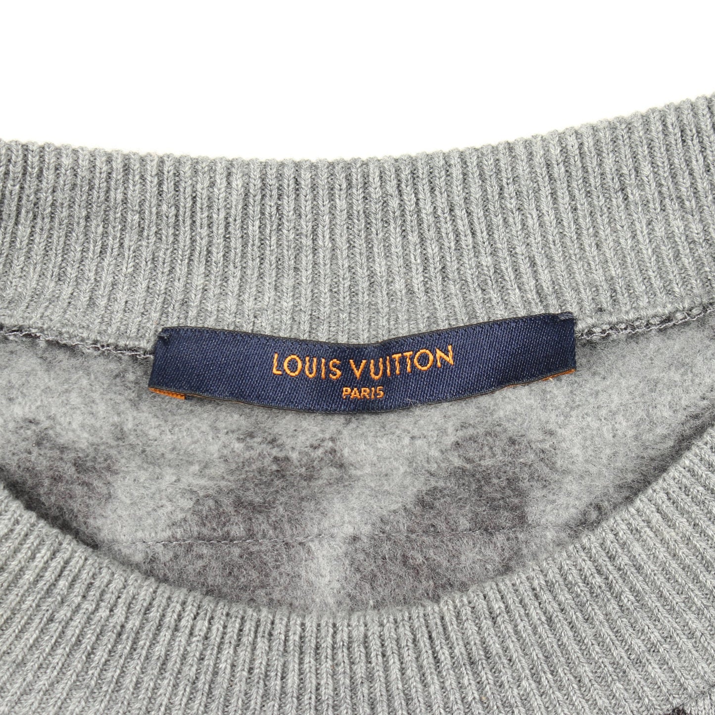 LOUIS VUITTON × NBA プレイヤージャガード スウェットシャツ コットン グレー ダークグレー ルイヴィトン トップス LOUIS VUITTON