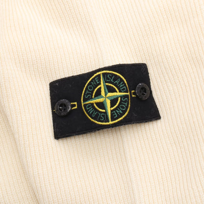 RIBBED SOFT ORGANIC COTTON ニット コットン オフホワイト ストーンアイランド トップス Stone Island