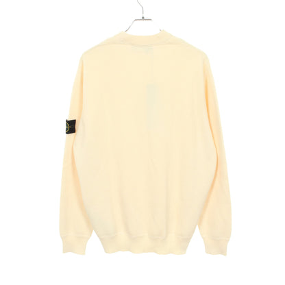 RIBBED SOFT ORGANIC COTTON ニット コットン オフホワイト ストーンアイランド トップス Stone Island