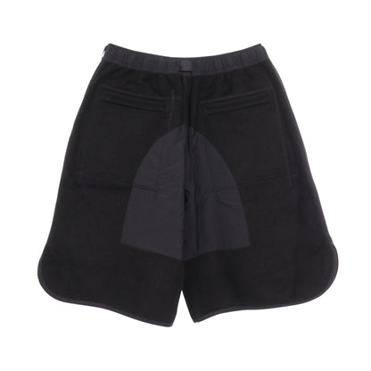 M LEO FLEECE FOOTBALL SHORTS ハーフパンツ イージーパンツ ウール モヘヤ ブラック ワイスリー ボトムス Y-3