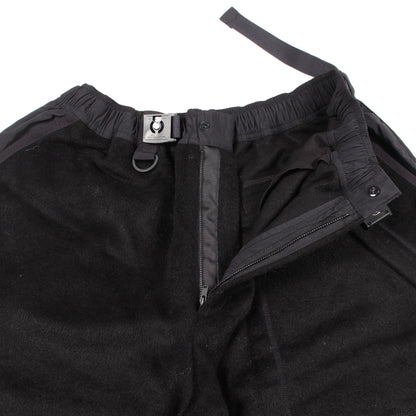 M LEO FLEECE FOOTBALL SHORTS ハーフパンツ イージーパンツ ウール モヘヤ ブラック ワイスリー ボトムス Y-3