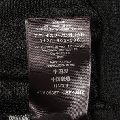 FLUID STRIPE TRACK JACKET メッシュ切替 ジップアップパーカー コットン ブラック ホワイト ワイスリー