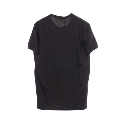 クルーネック 半袖Tシャツ コットン ブラック ドルチェアンドガッバーナ