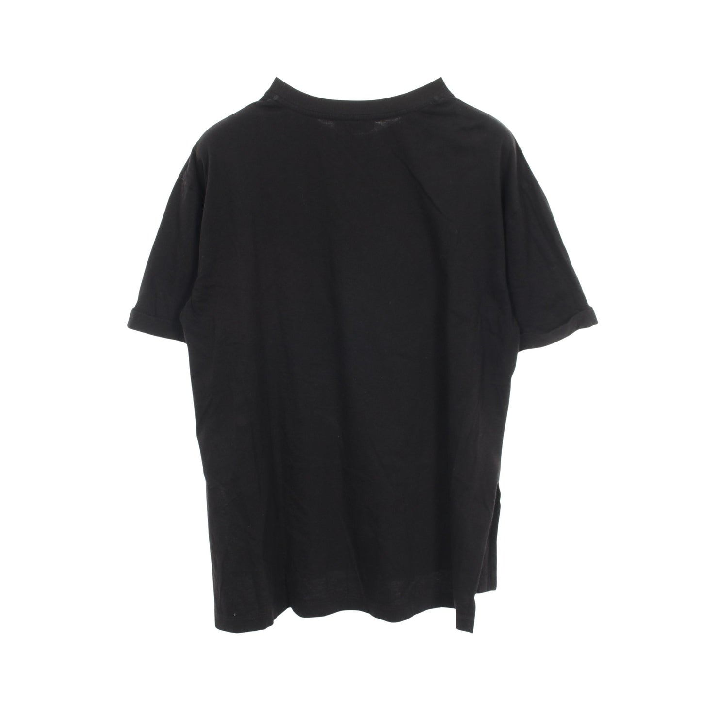 TREVI FALLS スパンコール サイドスリット 半袖Tシャツ コットン ブラック フェンディ トップス FENDI