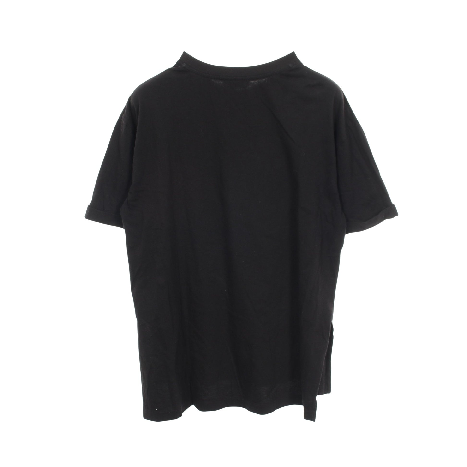 TREVI FALLS スパンコール サイドスリット 半袖Tシャツ コットン ブラック フェンディ トップス FENDI