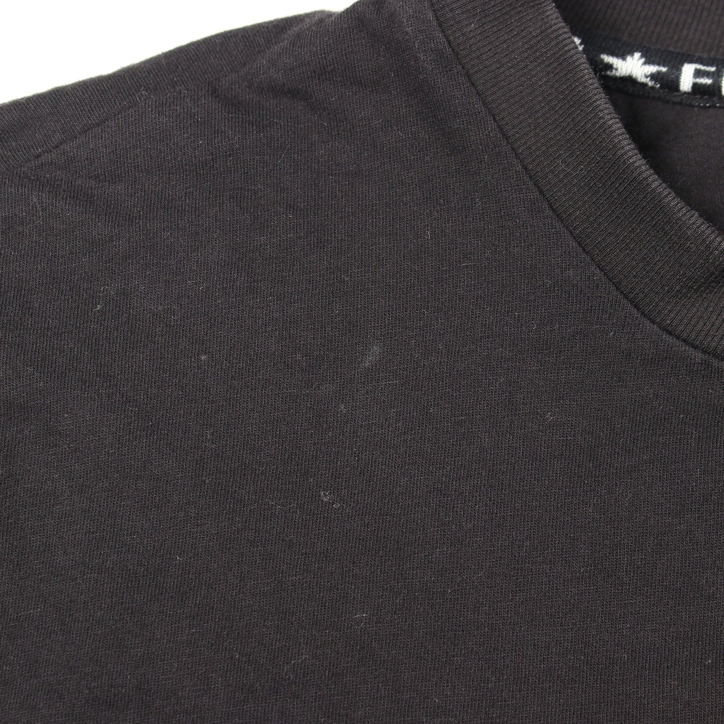 TREVI FALLS スパンコール サイドスリット 半袖Tシャツ コットン ブラック フェンディ トップス FENDI