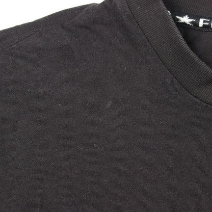 TREVI FALLS スパンコール サイドスリット 半袖Tシャツ コットン ブラック フェンディ トップス FENDI