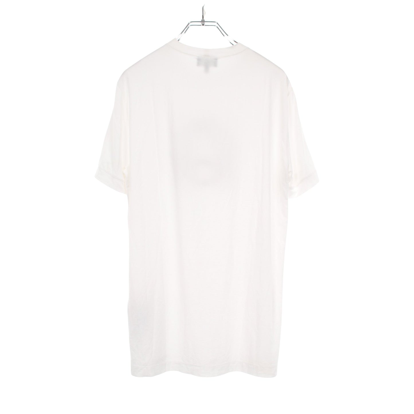 ロゴ 半袖Tシャツ レーヨン ホワイト ジョルジオアルマーニ