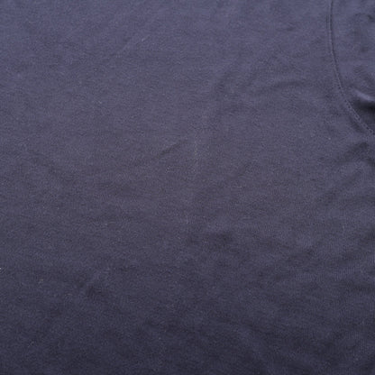 Vネック 半袖Tシャツ レーヨン シルク ネイビー ジョルジオアルマーニ