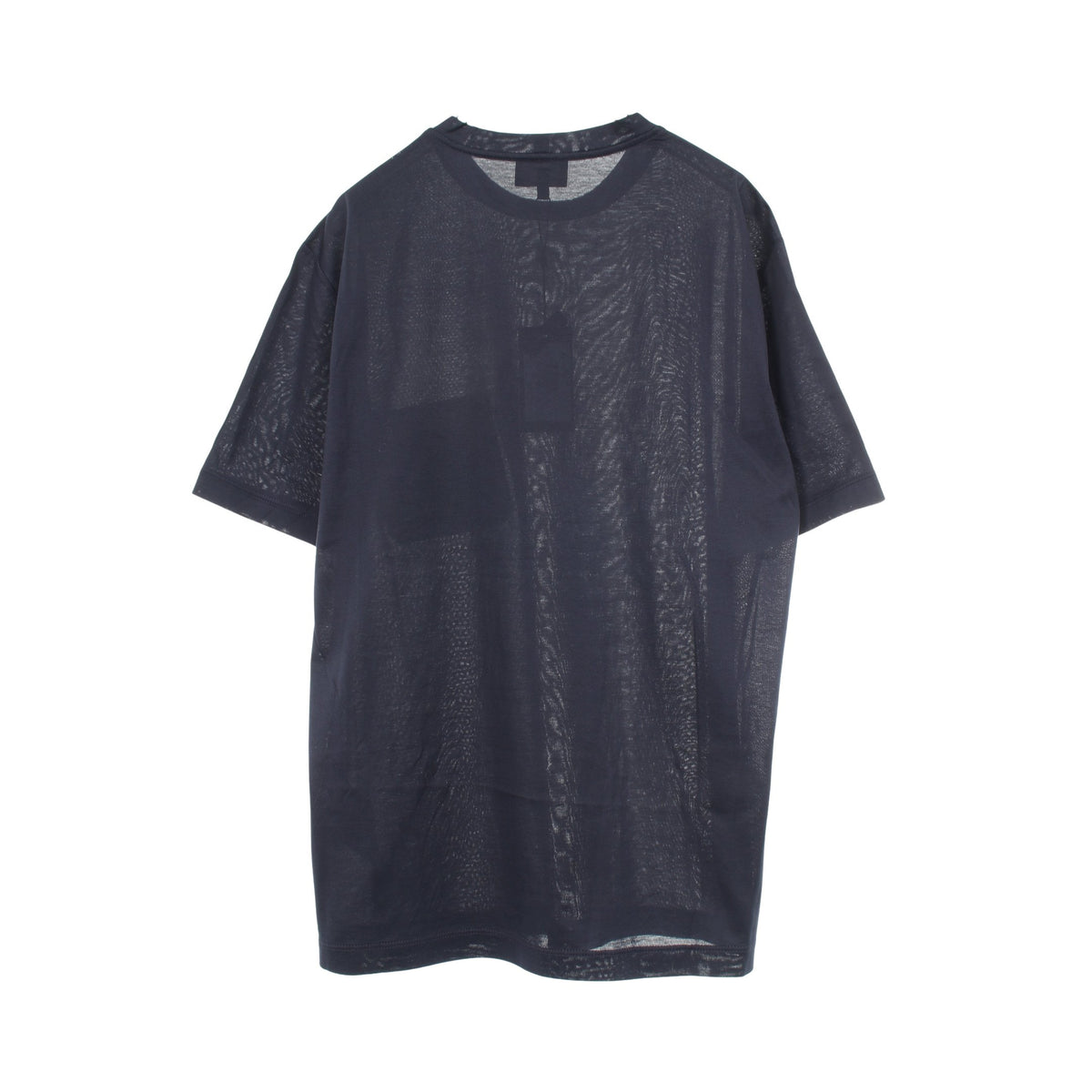ロゴポケット 半袖Tシャツ コットン ネイビー ジョルジオアルマーニ