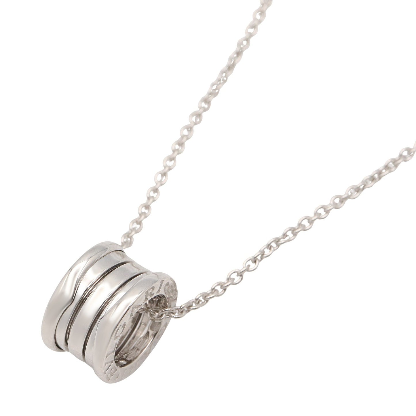 B-zero1 ネックレス ネックレス K18WG シルバー ホワイトゴールド ブルガリ アクセサリー BVLGARI
