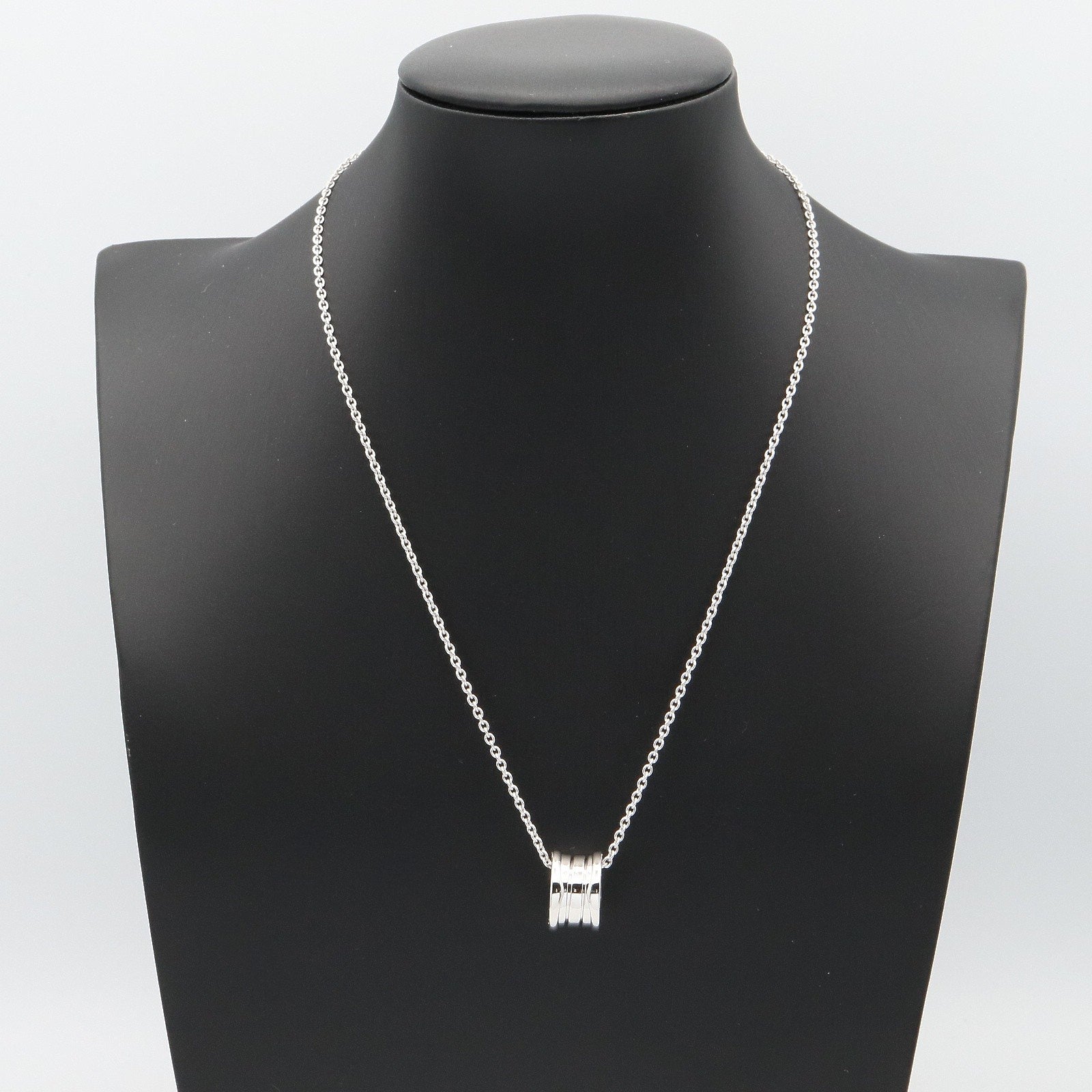 B-zero1 ネックレス ネックレス K18WG シルバー ホワイトゴールド ブルガリ アクセサリー BVLGARI