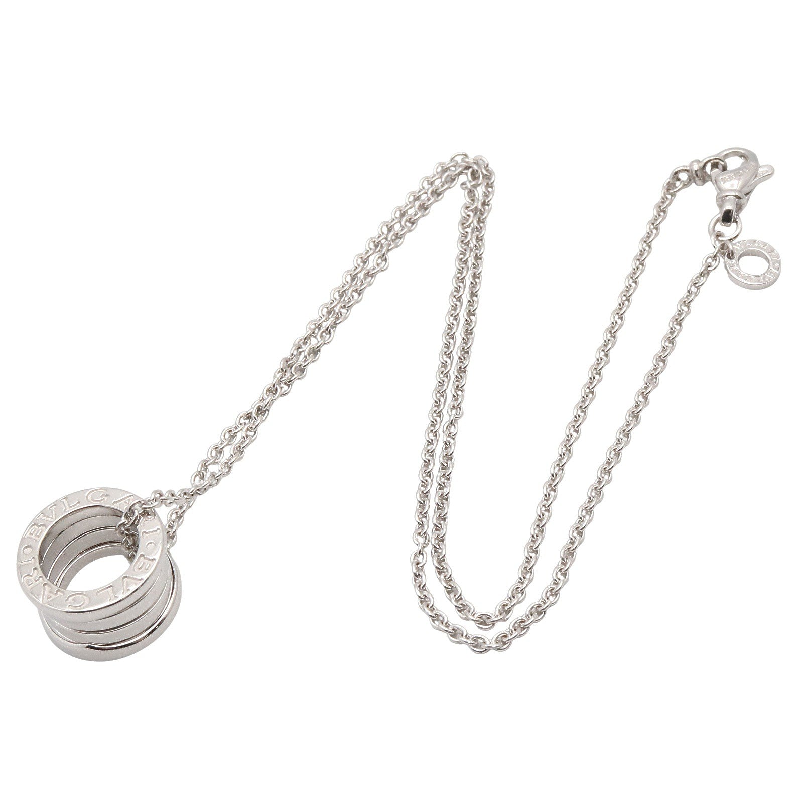 B-zero1 ネックレス ネックレス K18WG シルバー ホワイトゴールド ブルガリ アクセサリー BVLGARI