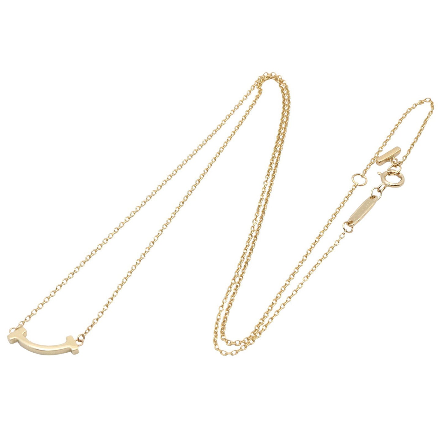 Tスマイルミニ ネックレス ネックレス K18YG ゴールド イエローゴールド ティファニー アクセサリー TIFFANY & Co.