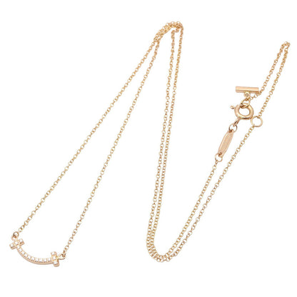 Tスマイルミニ ダイヤ ネックレス ネックレス K18YG ダイヤモンド クリア イエローゴールド ティファニー アクセサリー TIFFANY & Co.
