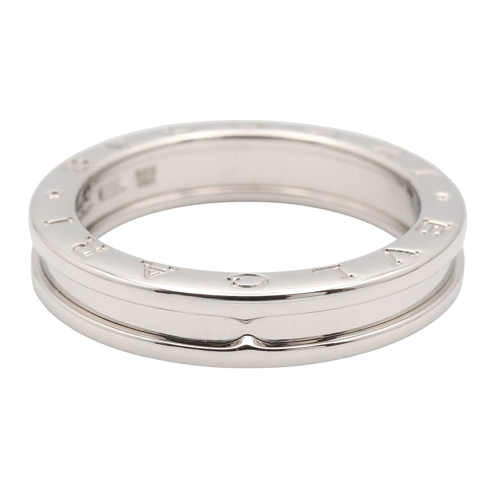 B-zero1 リング 1バンド リング 指輪 K18WG シルバー ホワイトゴールド ブルガリ アクセサリー BVLGARI
