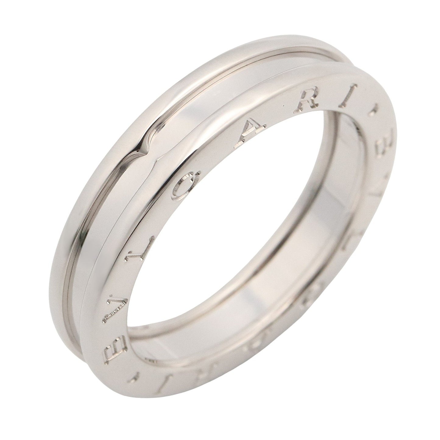 B-zero1 リング 1バンド リング 指輪 K18WG シルバー ホワイトゴールド ブルガリ アクセサリー BVLGARI
