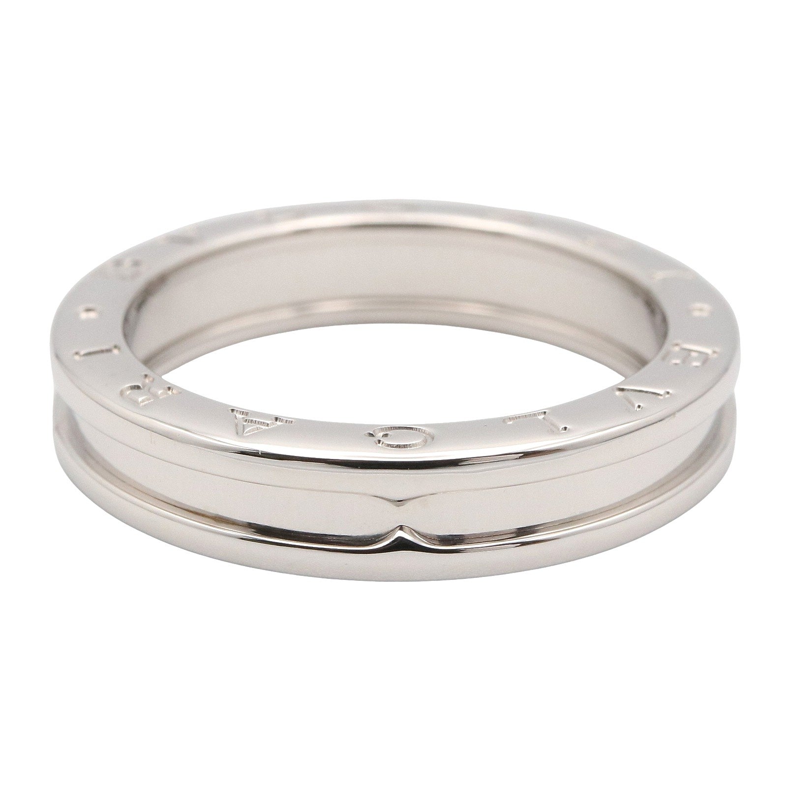 B-zero1 リング 1バンド リング 指輪 K18WG シルバー ホワイトゴールド ブルガリ アクセサリー BVLGARI