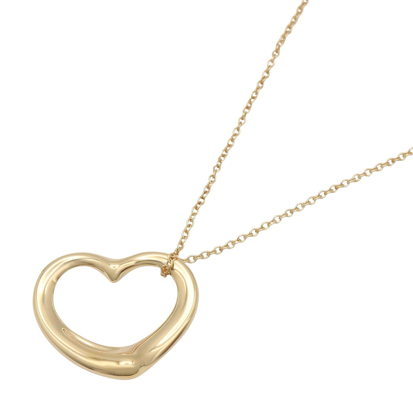 オープンハート ミディアム ネックレス ネックレス K18YG ゴールド イエローゴールド ティファニー アクセサリー TIFFANY & Co.