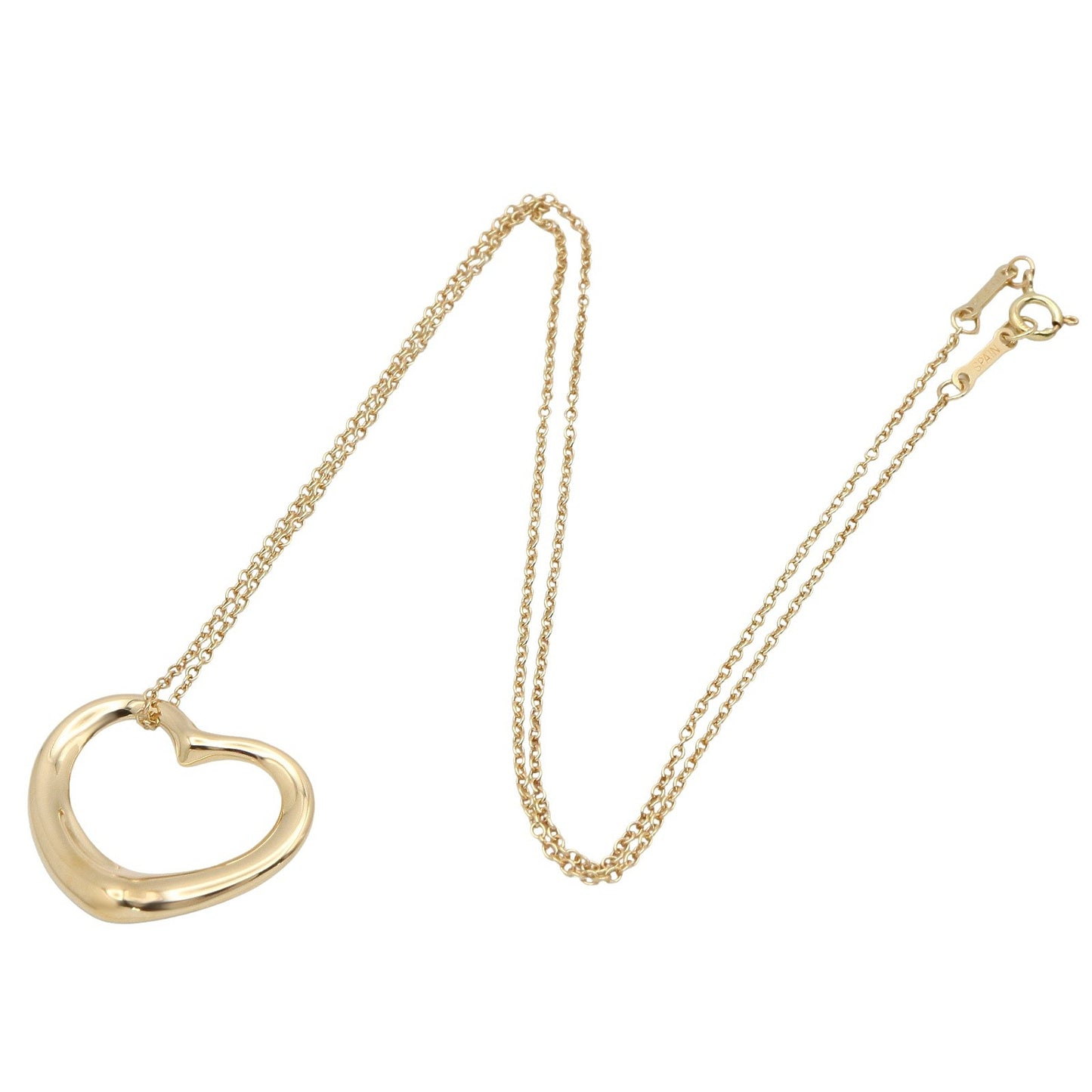 オープンハート ミディアム ネックレス ネックレス K18YG ゴールド イエローゴールド ティファニー アクセサリー TIFFANY & Co.