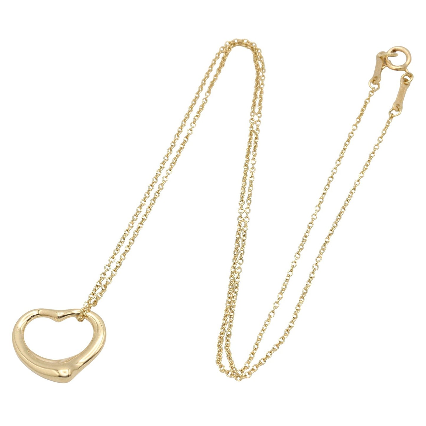 オープンハート スモール ネックレス ネックレス K18YG ゴールド イエローゴールド ティファニー アクセサリー TIFFANY & Co.