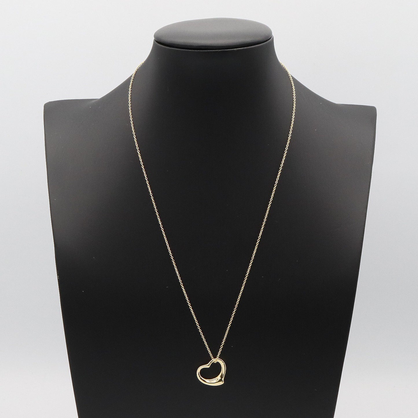 オープンハート スモール ネックレス ネックレス K18YG ゴールド イエローゴールド ティファニー アクセサリー TIFFANY & Co.