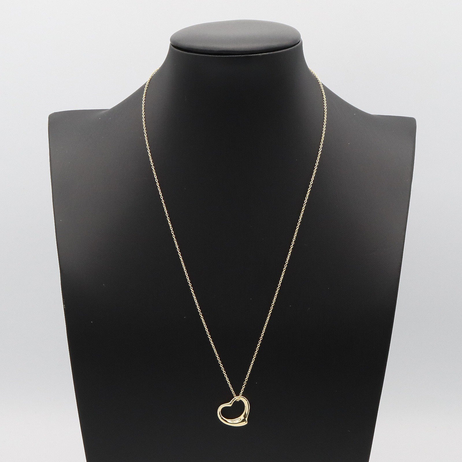 オープンハート スモール ネックレス ネックレス K18YG ゴールド イエローゴールド ティファニー アクセサリー TIFFANY & Co.