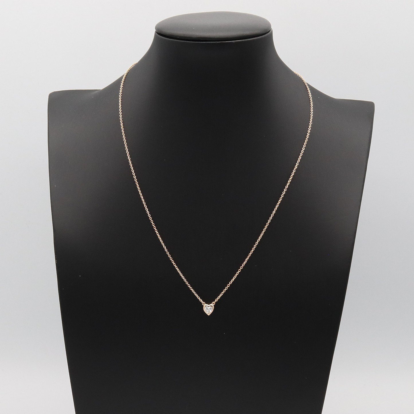 バイザヤードハートネックレス ネックレス K18PG ダイヤモンド クリア ピンクゴールド ティファニー アクセサリー TIFFANY & Co.