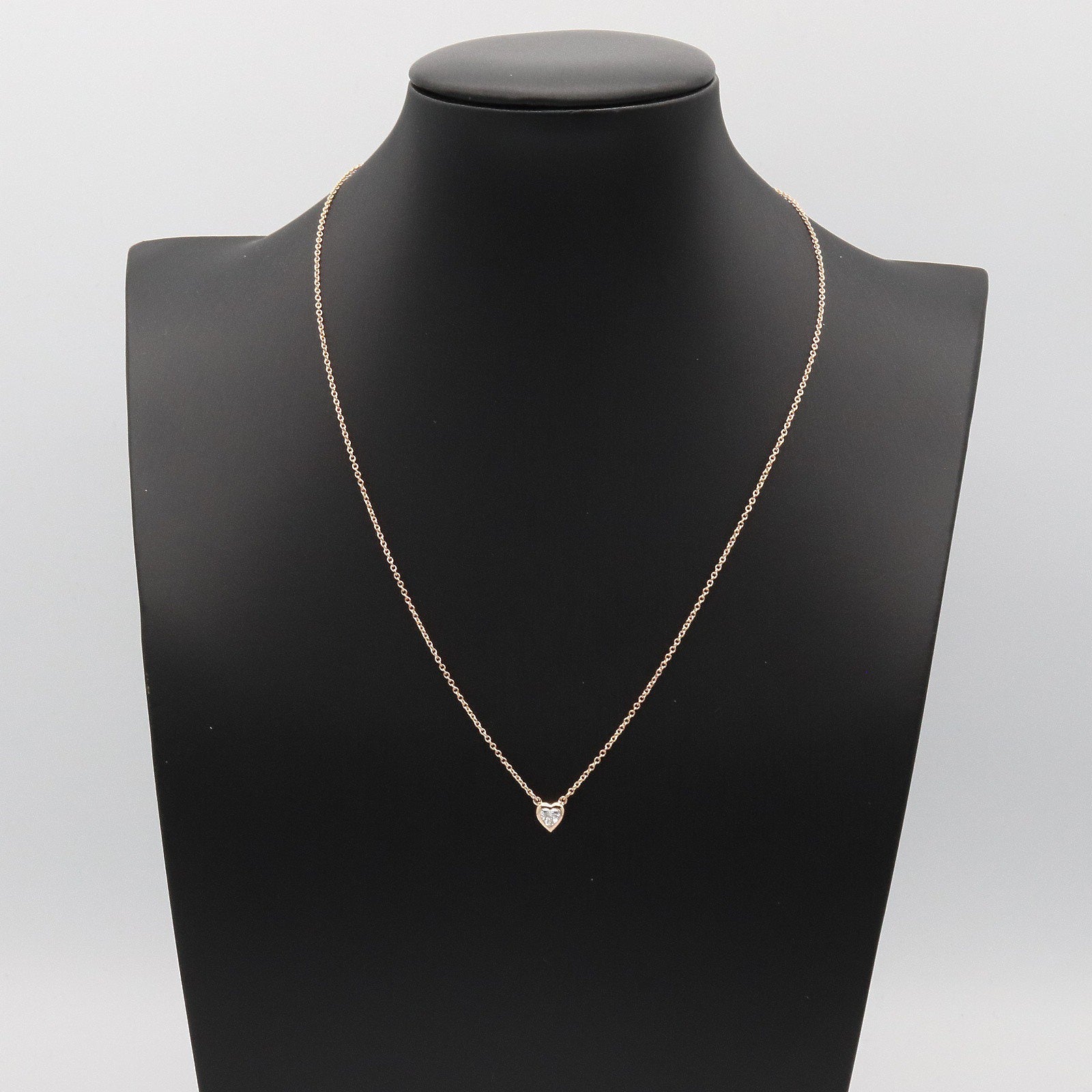 バイザヤードハートネックレス ネックレス K18PG ダイヤモンド クリア ピンクゴールド ティファニー アクセサリー TIFFANY & Co.