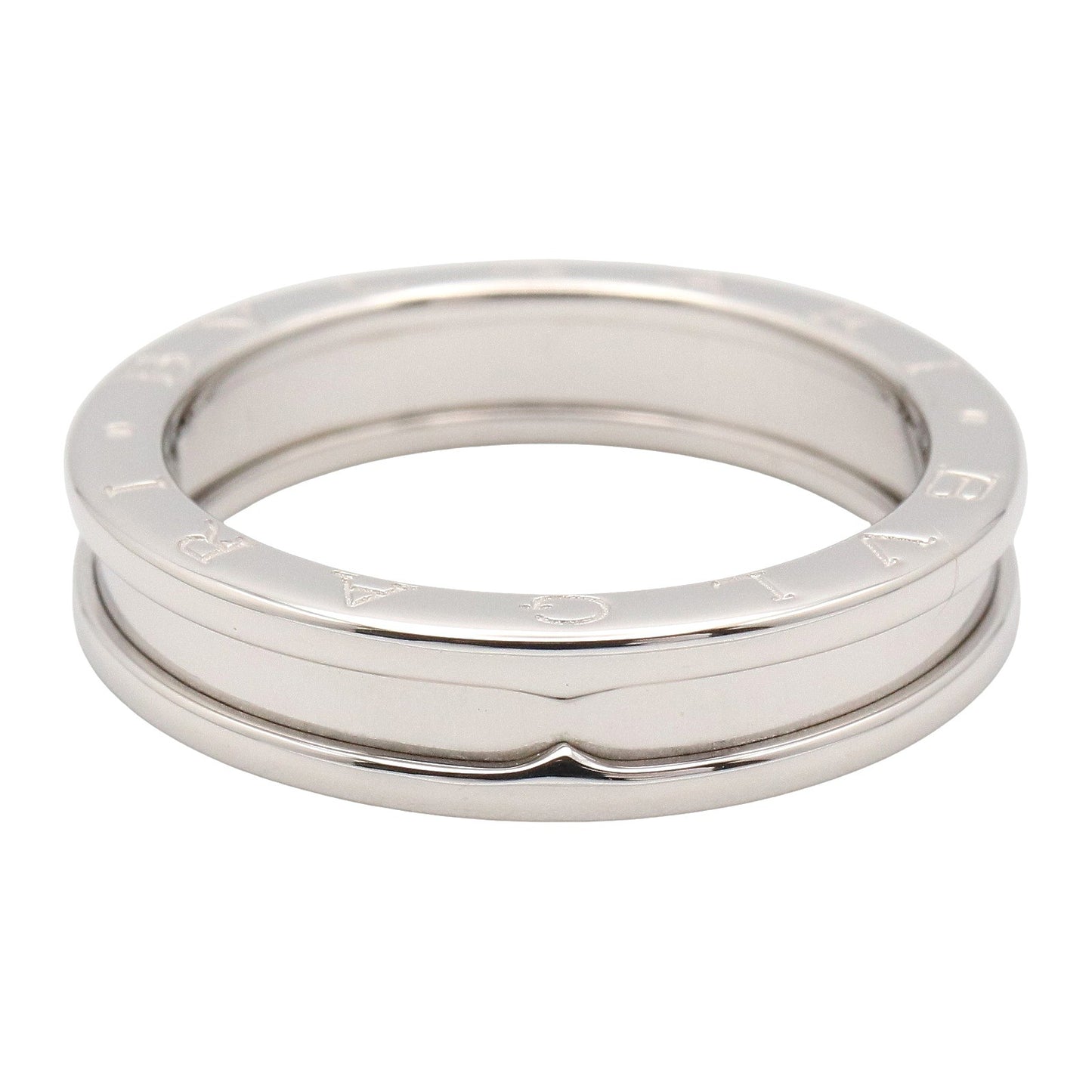 B-zero1 リング 1バンド リング 指輪 K18WG シルバー ホワイトゴールド ブルガリ アクセサリー BVLGARI